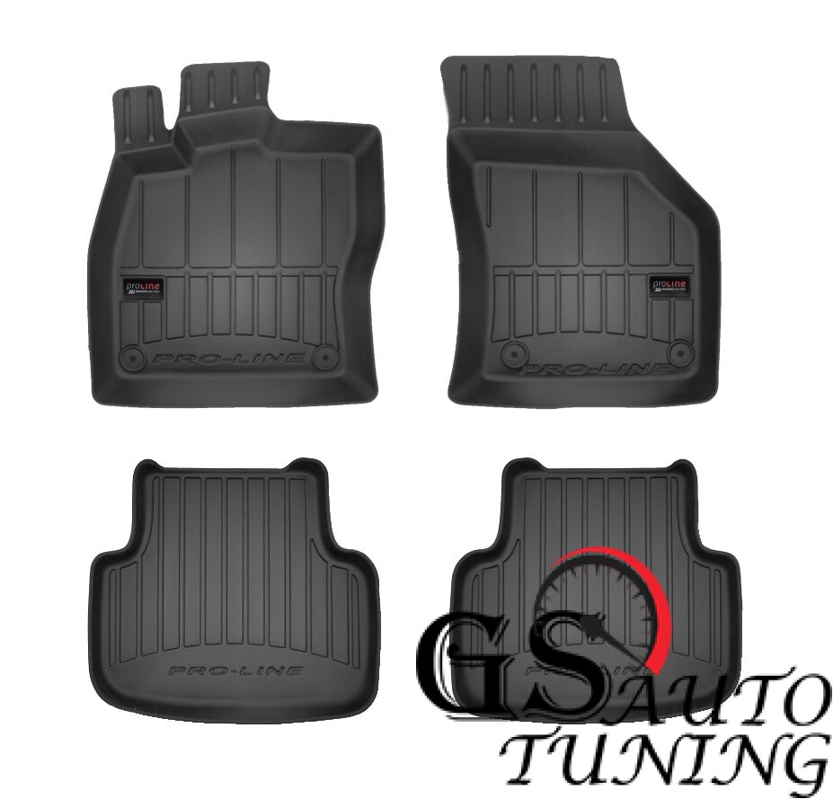 3D Гумени стелки за Skoda Octavia 3 от 2013 година и нагоре