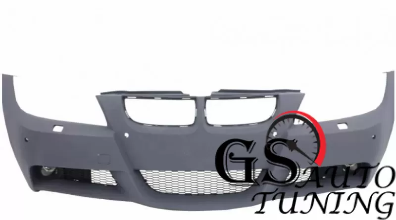 Предна Броня за BMW E90 седан и комби (2005-2008) - M-Tech с отвори за пръскалки