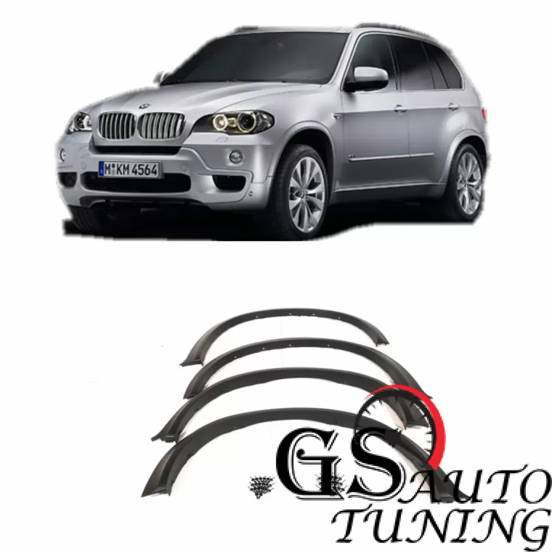 Вежди за калник - раздувки за BMW X5 E70 (2007-2015) - M-Tech