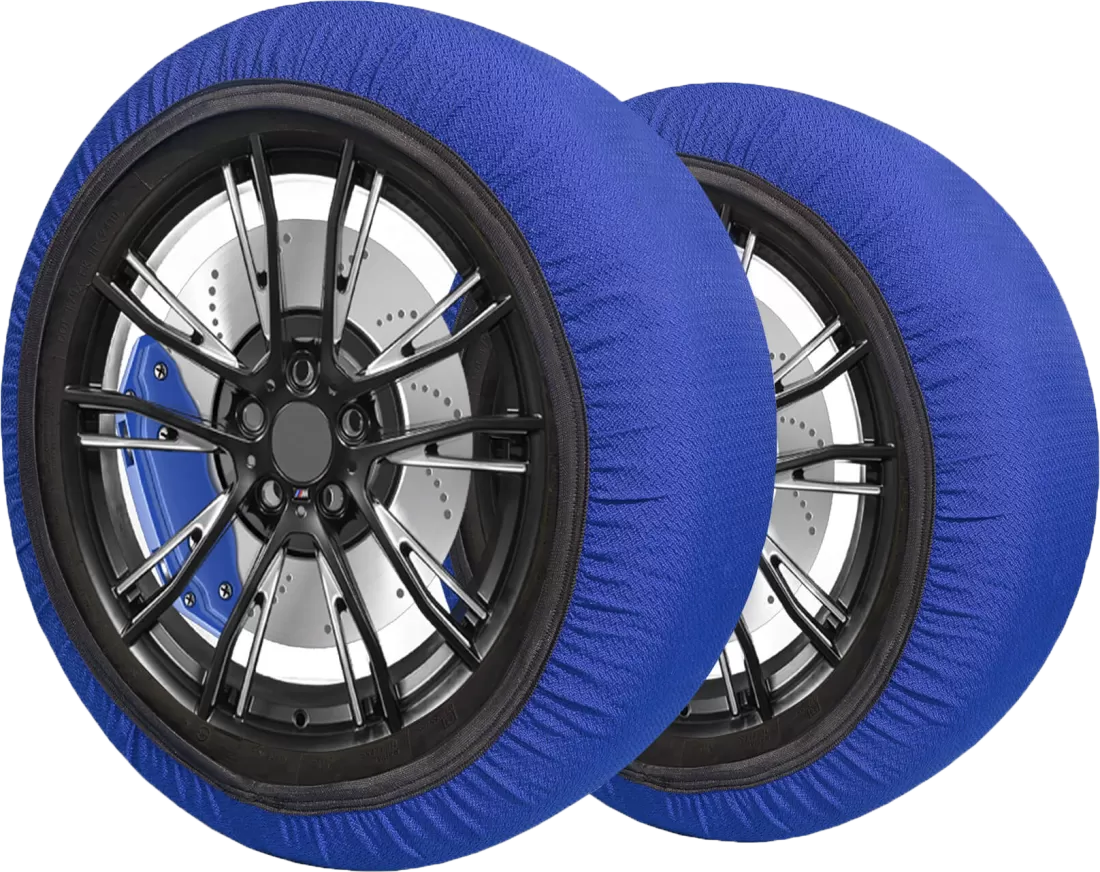 Текстилни вериги за сняг Streetech - син цвят - размер L - 2бр.