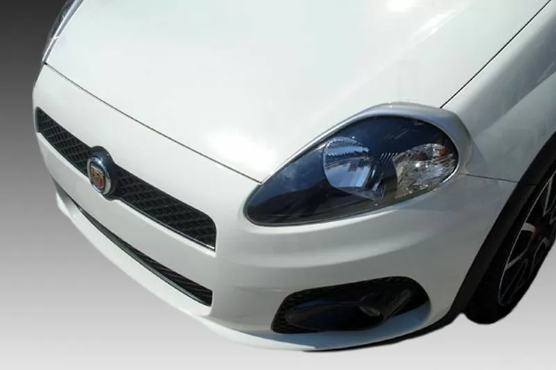 Вежди за фаровете за Fiat Grande Punto (2005+) - черни