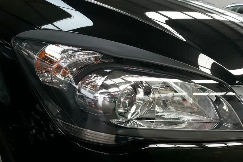 Вежди за фаровете за Kia Ceed (2010+) - черни