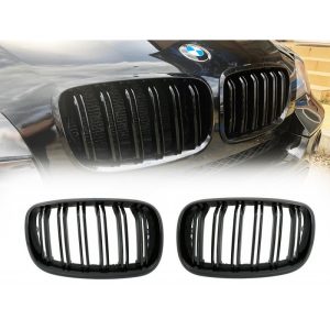 Бъбреци за BMW X5 E70 / X6 E71 (02.2007-05.2013) Черен Гланц Двойни - Image 1
